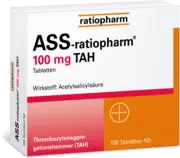 ASS-ratiopharm 100 mg TAH Tabletten