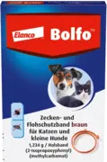 BOLFO Flohschutzband braun f.kleine Hunde/Katzen