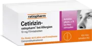 CETIRIZIN-ratiopharm bei Allergien 10 mg Filmtabl.