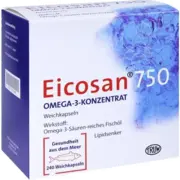 EICOSAN 750 Omega-3 Konzentrat Weichkapseln
