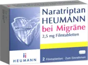NARATRIPTAN Heumann bei Migräne 2,5 mg Filmtabl.