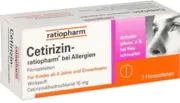 CETIRIZIN-ratiopharm bei Allergien 10 mg Filmtabl.