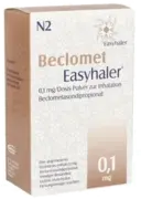 BECLOMET Easyhaler 0,1 mg/Dosis 200 ED Inh.-Pulver