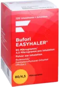 BUFORI Easyhaler 80/4,5 mcg/Dosis 120 ED+Schutzb