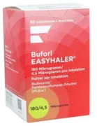 BUFORI Easyhaler 160/4,5 mcg/Dosis 60 ED+Schutzb