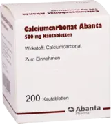 CALCIUMCARBONAT 500 Kautabletten
