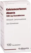 CALCIUMCARBONAT 500 Kautabletten