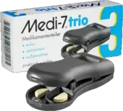 MEDI 7 trio Tablettenteiler grau