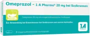OMEPRAZOL-1A Pharma 20 mg bei Sodbrennen HKM