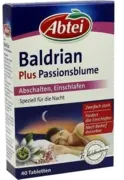 ABTEI Baldrian plus Passionsblume überz.Tabl.