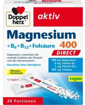 buy DOPPELHERZ Magnesium+B Vitamine DIRECT Pellets